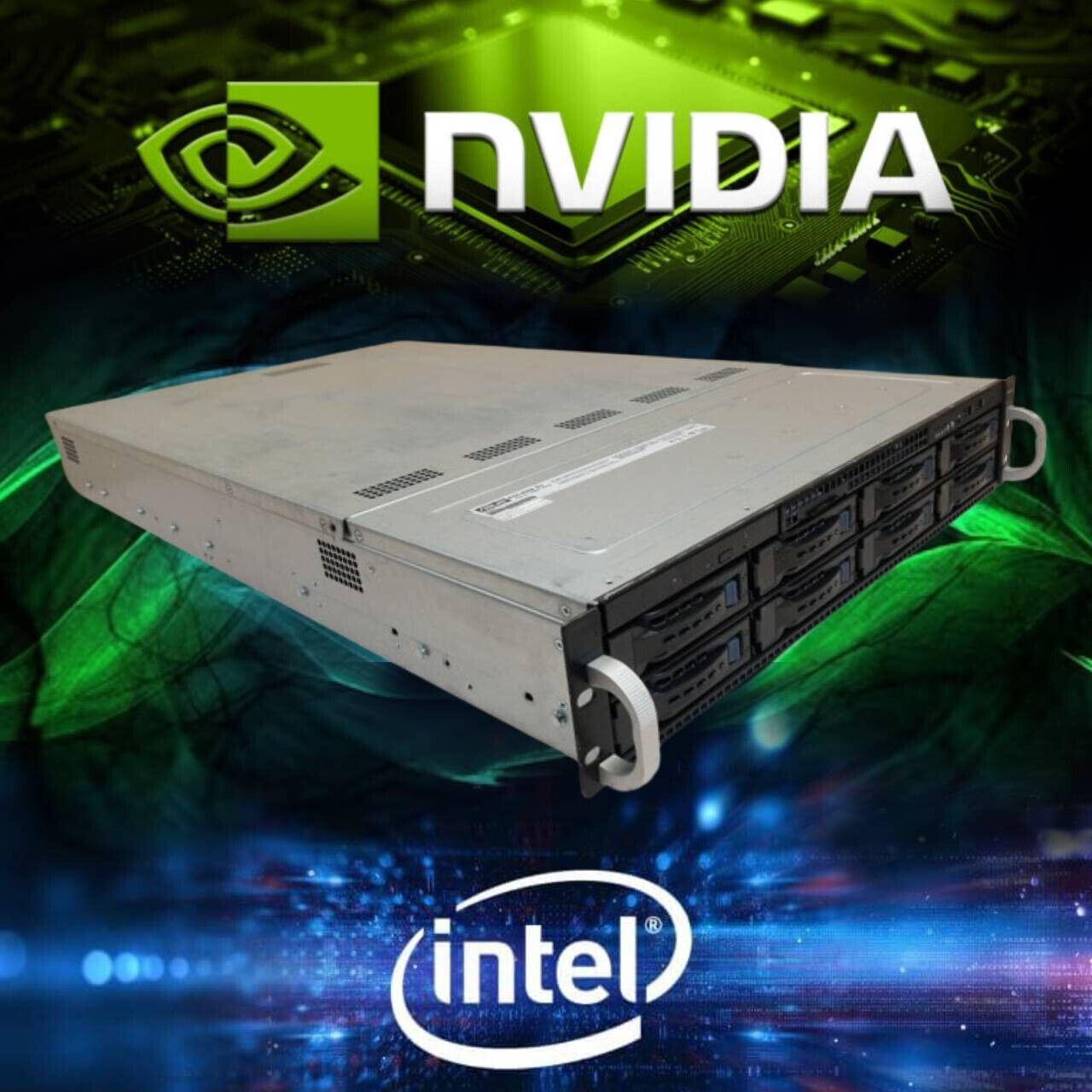Asus AI 4x NVIDIA Tesla GPU\'s Server Mining ESC4000 G3 Xeon 44 Core 256Gb DDR4