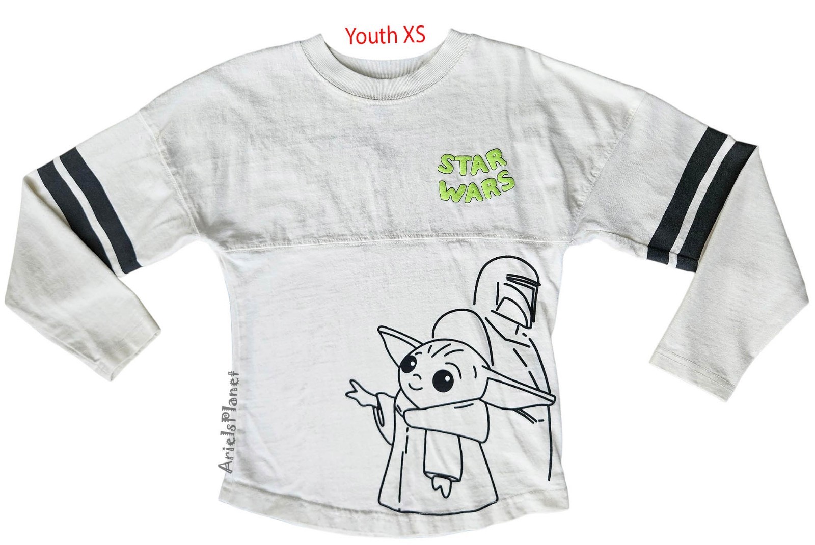 Disney Star Wars Mandalorian & Grogu Choose Path Spirit Jersey Shirt Youth XS
