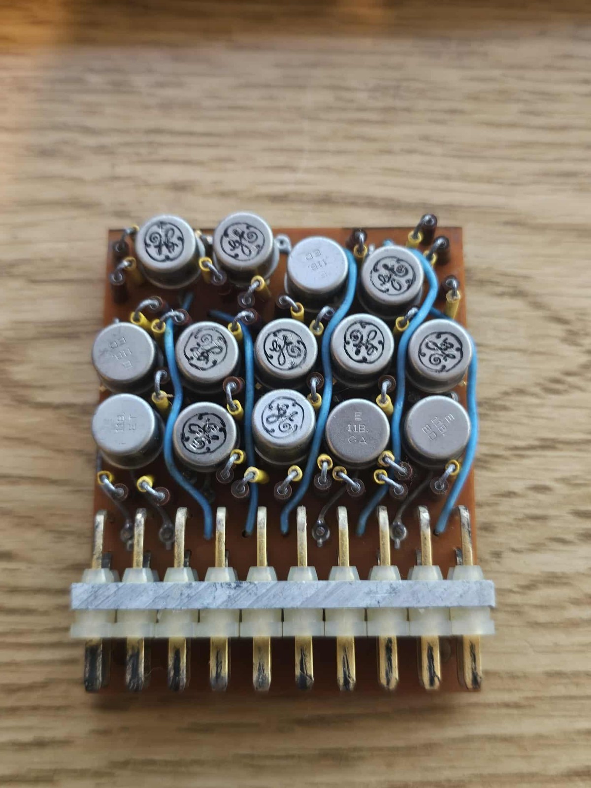 Early 60s Rare General Electric GE 7234825P1 PATT A 2N Transistor Logic Board