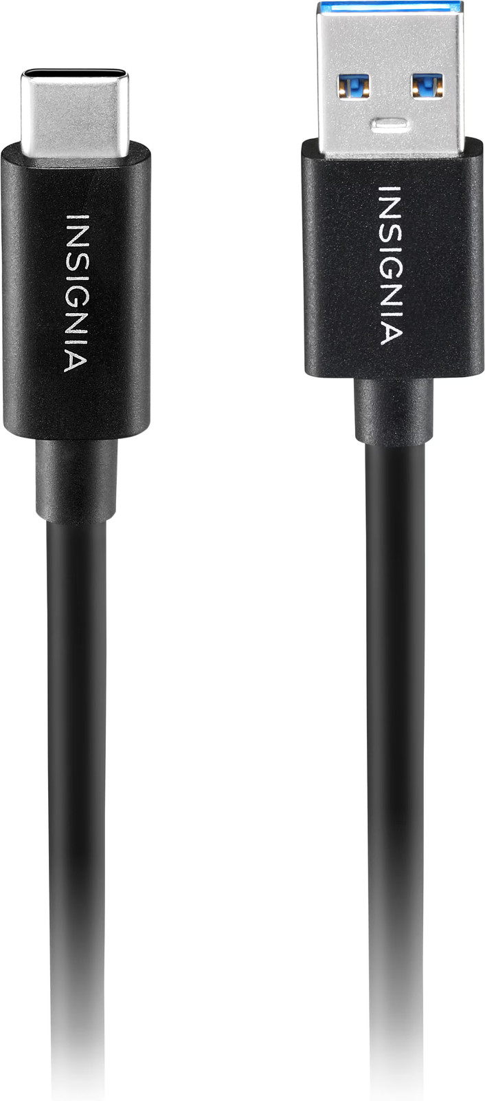 Insignia- 3.3USB to USB-C 3.2 Gen 2 Superspeed+ 10Gbps Cable - Black