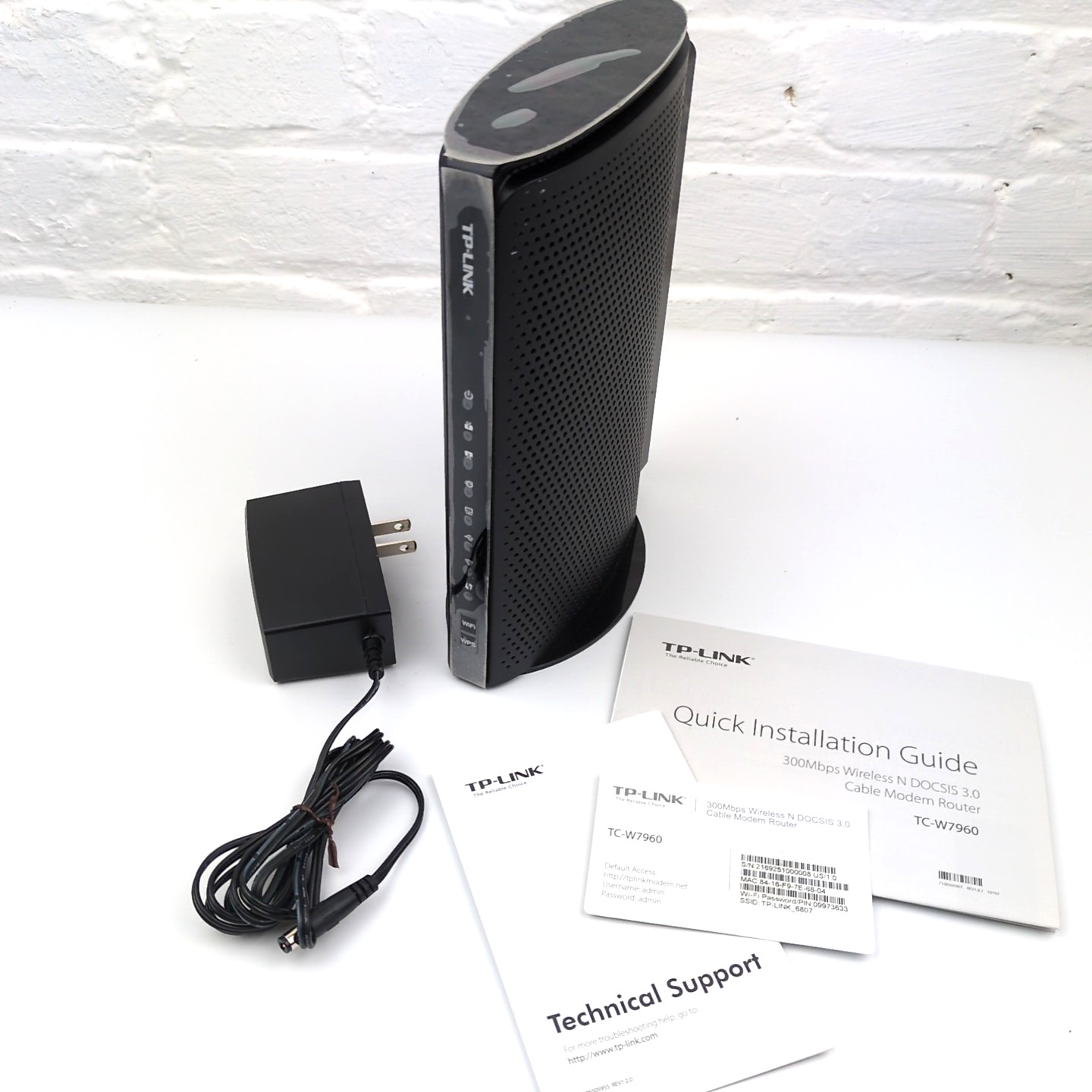 TP-Link TC-W7960 DOCSIS 3.0 Cable Modem WiFi Router Combo Xfinity Comcast