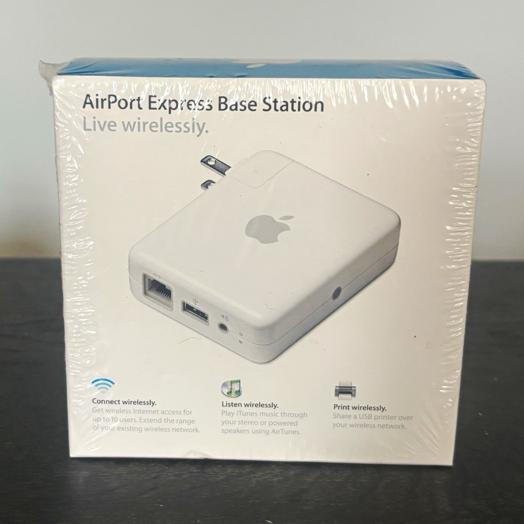 Apple AirPort Express Base Station AirTunes Router 54 Mbps White MB321LL/A