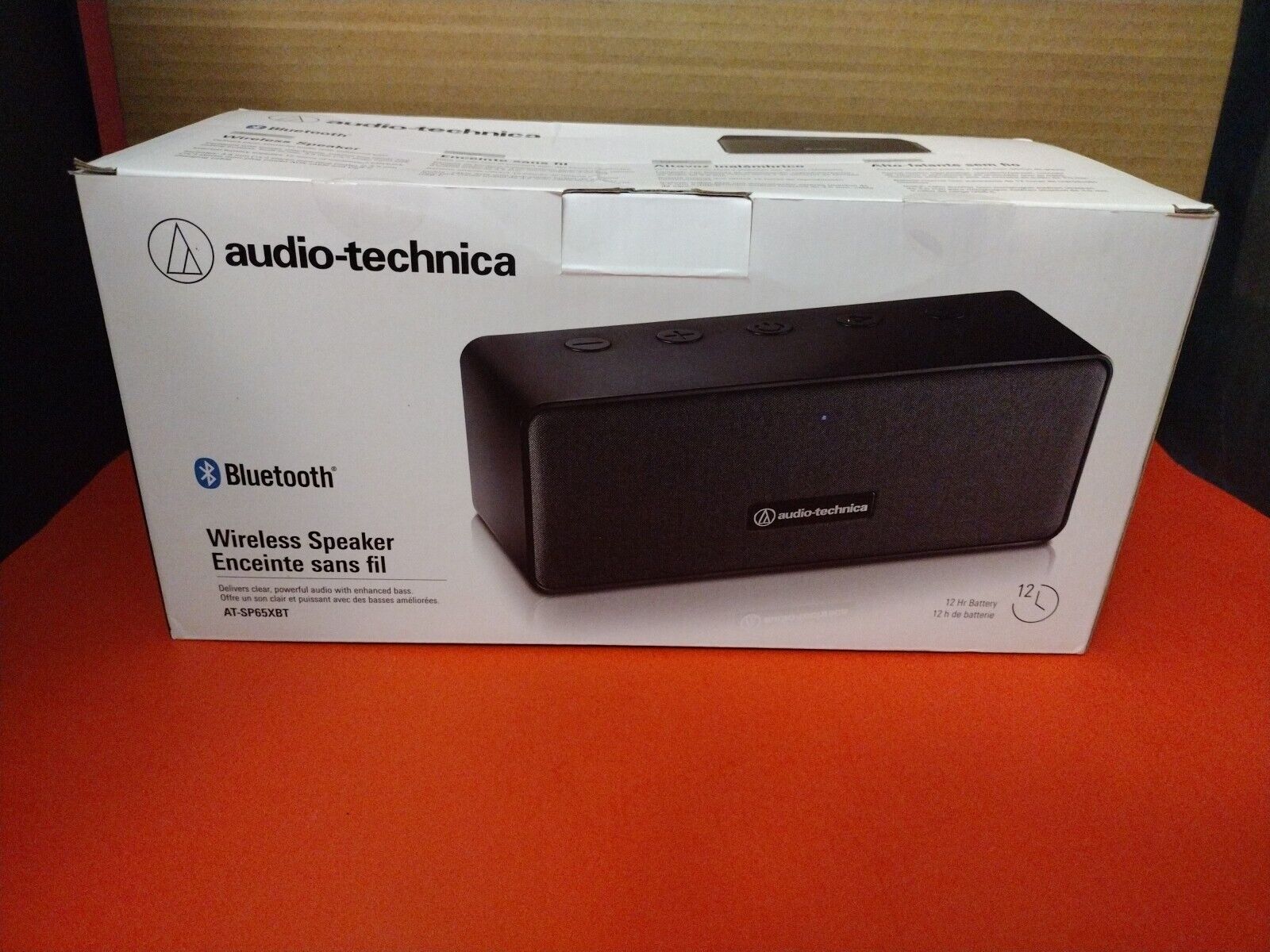 Audio Technica Portable Wireless Speaker AT-SP65XBT, Black