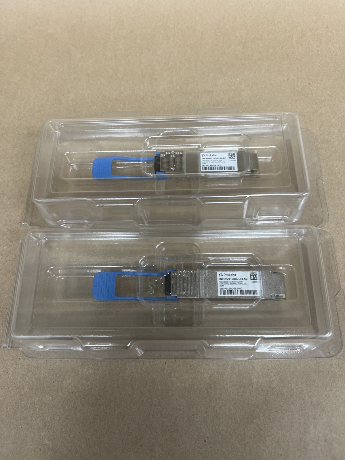 2x ProLabs JNP-QSFP-100G-LR4-AO  10km 1310nm Transceiver Module