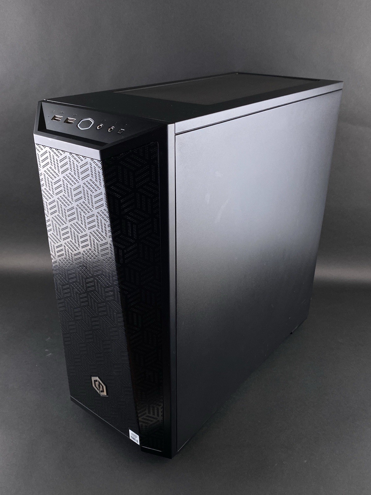CyberPower C Series Mid Tower Gaming PC Case Apevia 600W PSU Glass Side Panel