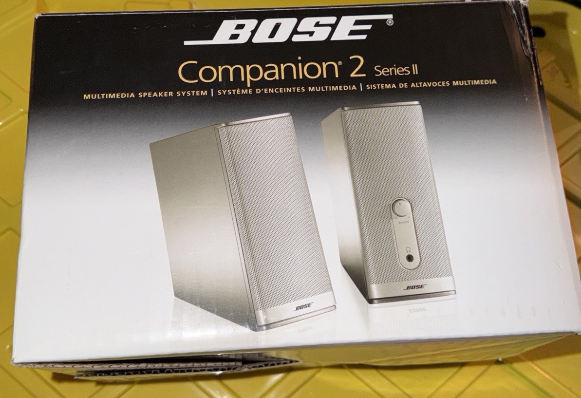 Bose Companion 2 Series II Multimedia Speaker System Open Box