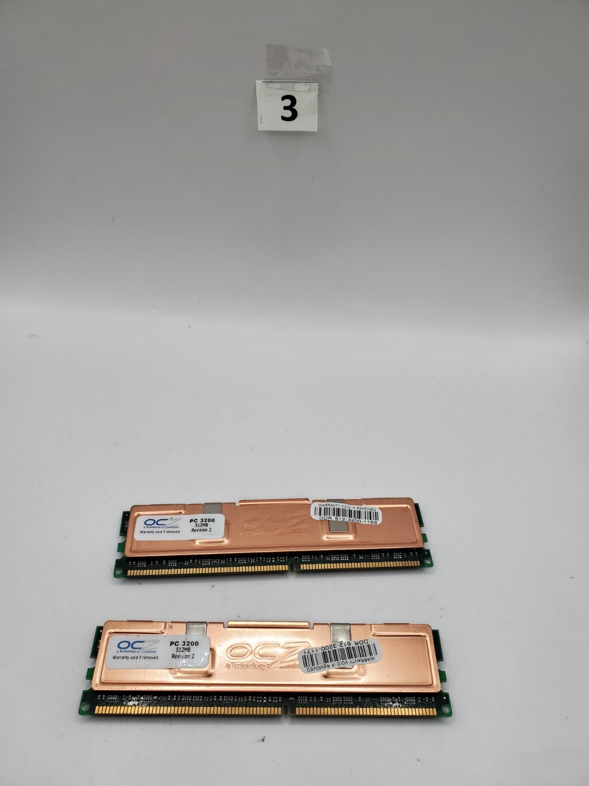 OCZ Technologies PC-3200 2x512MB DDR