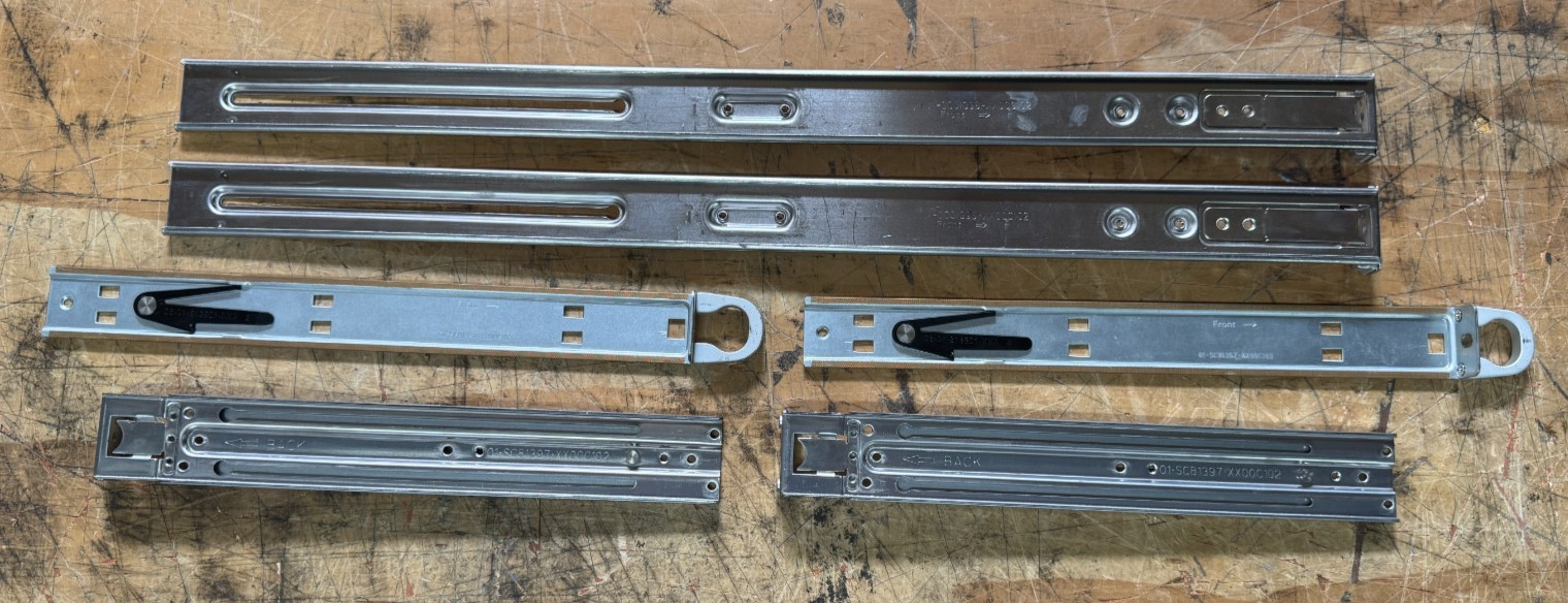 Supermicro 1U Outer & 1x Inner Rail SC81397 SC81398 SC81357 (See Description)