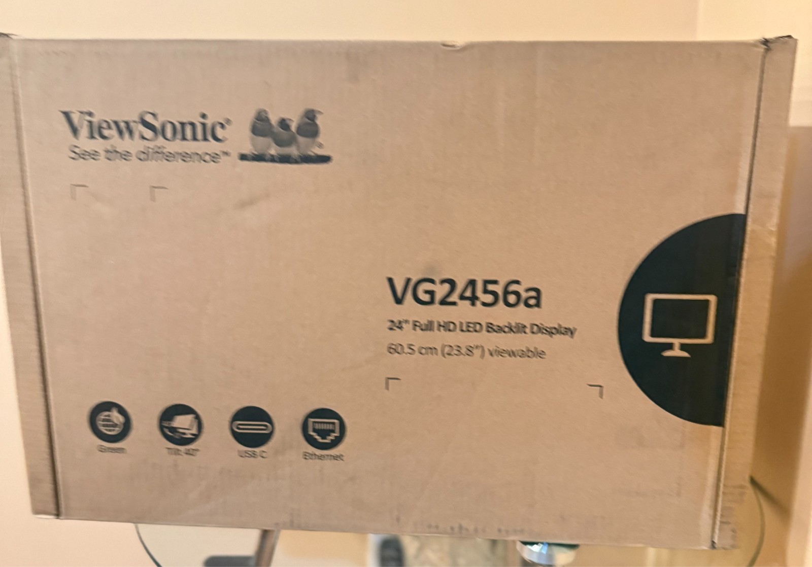 ViewSonic VG2456a 24” USB-C Docking Monitor 90W RJ45 IPS VS18086