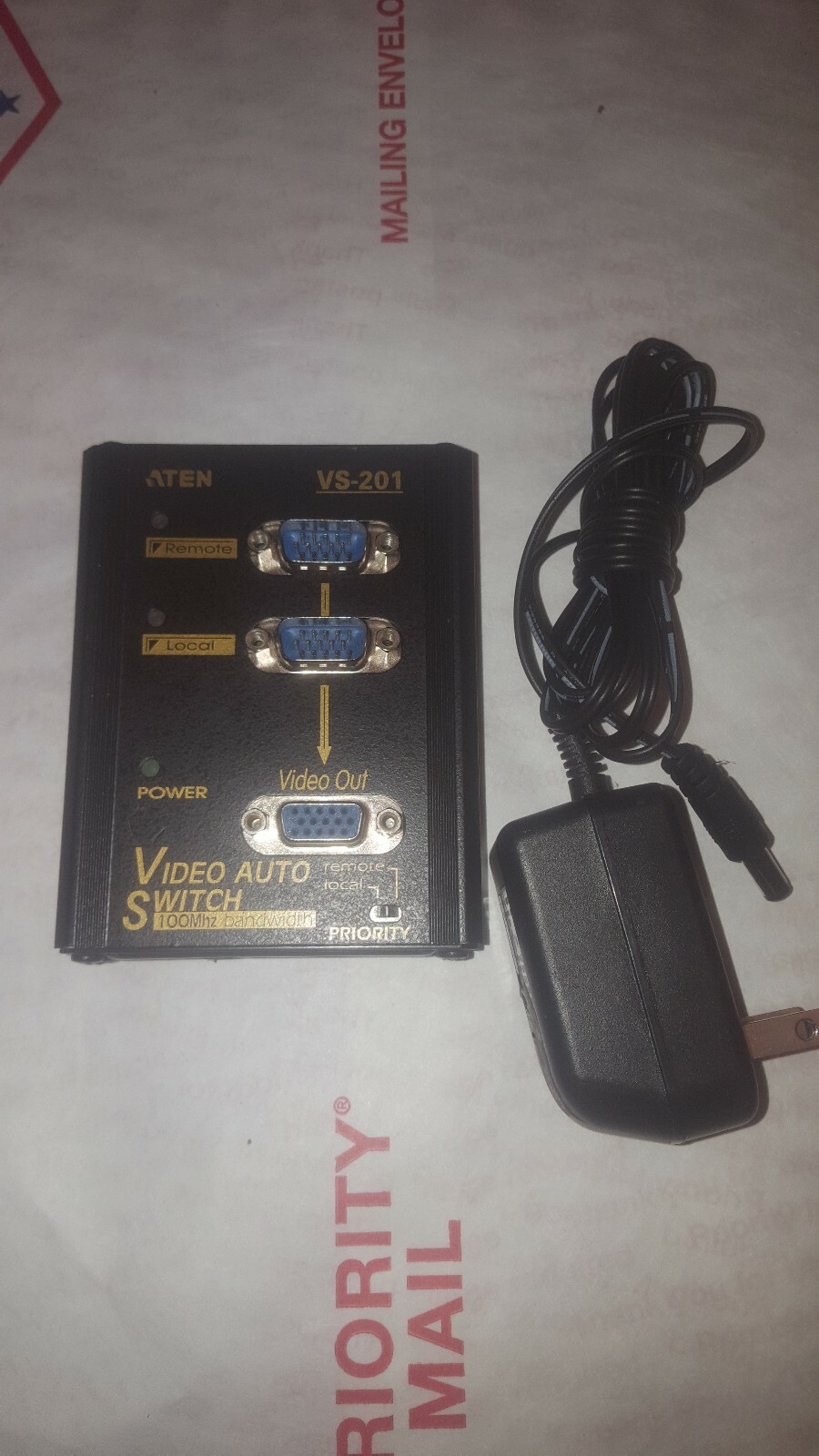 ATEN - VS-201 - 2 to 1 Video Switch, 2 Port Video Auto Switch 