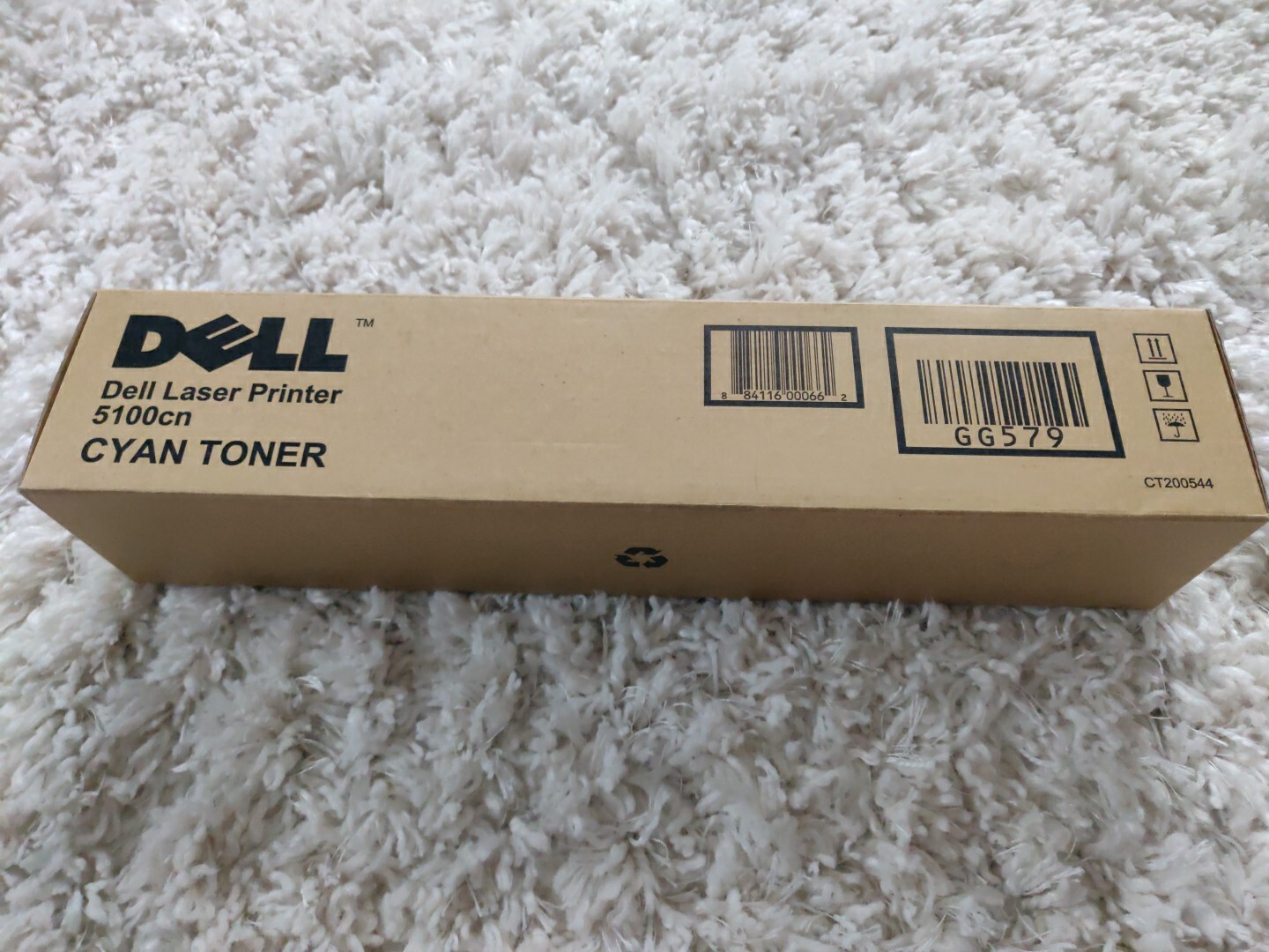  Genuine Dell Black Toner Cartridge For Dell Laser Printer Model 5100CN