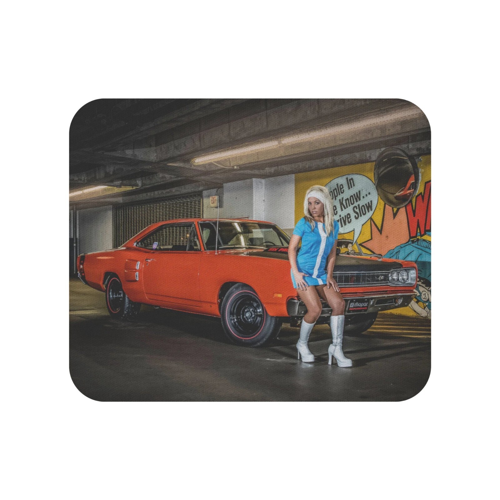 1969 Dodge Six Pack Super Bee Muscle Car Mouse Pad Gift