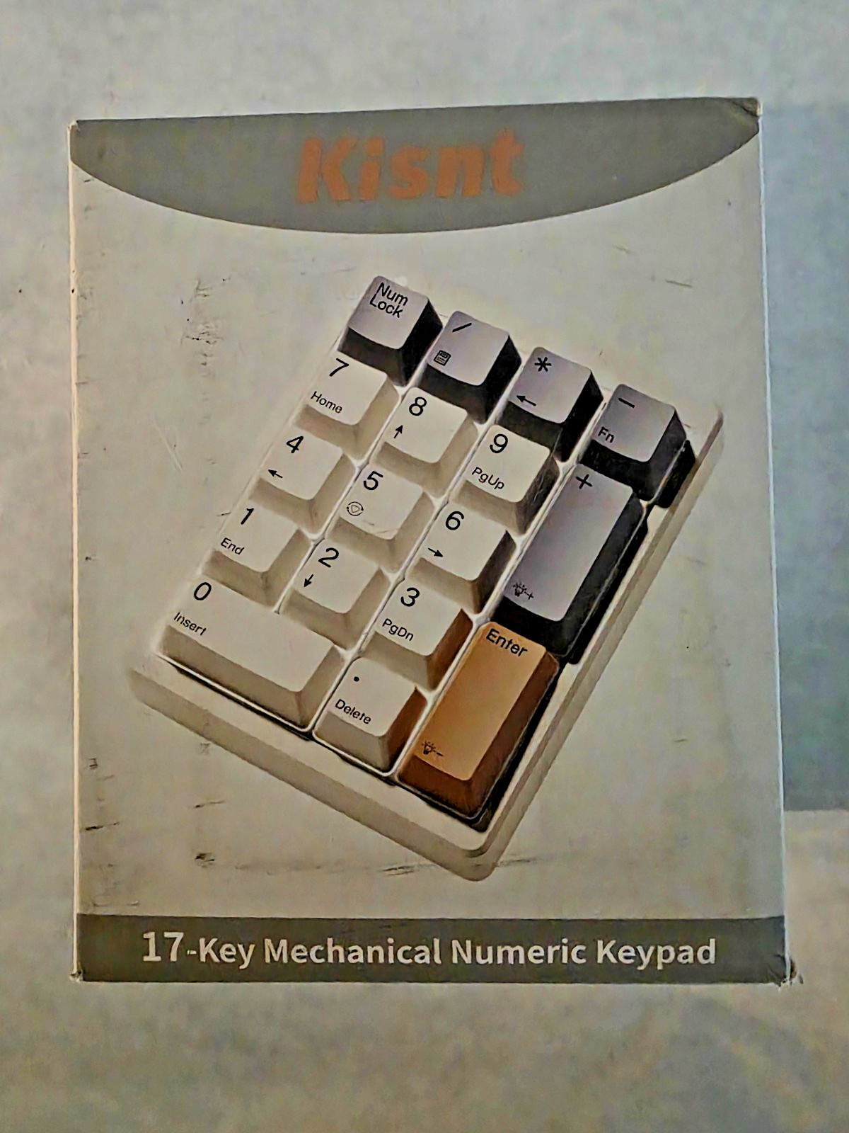 KISNT 17 Keys Mechanical Numpad Blue Switch& Brown Switch keypad