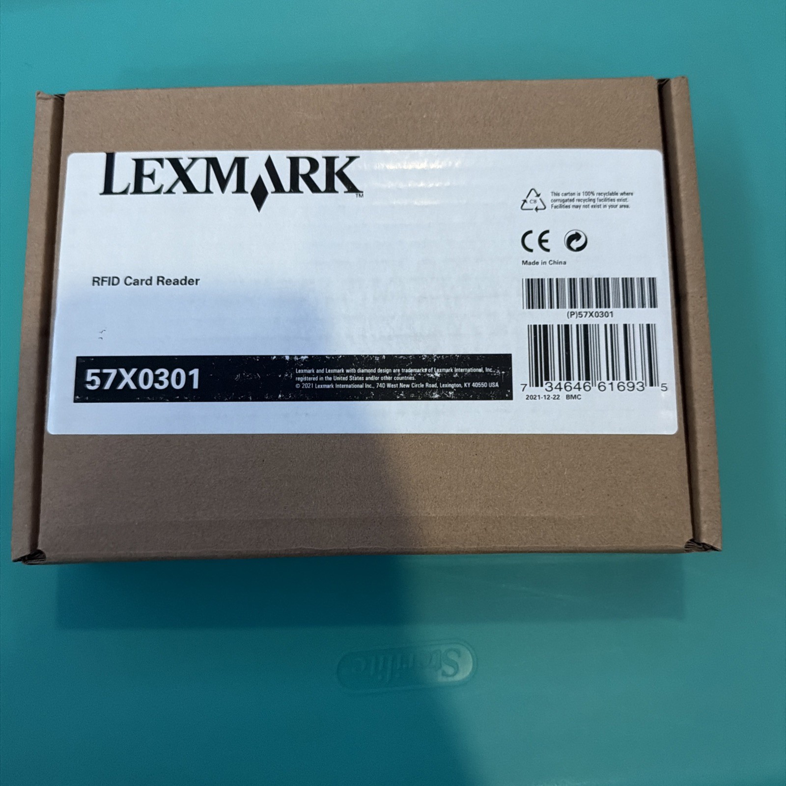 Lexmark 57X0301 RFID Card Reader OEM NEW Contactless Authentication Device