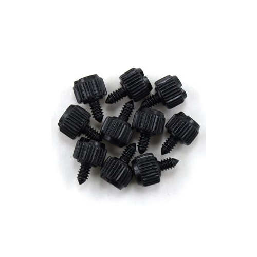 10 x Black Computer Case Thumb Screws 6-32 for Cover / Power Supply / PCI Slots 