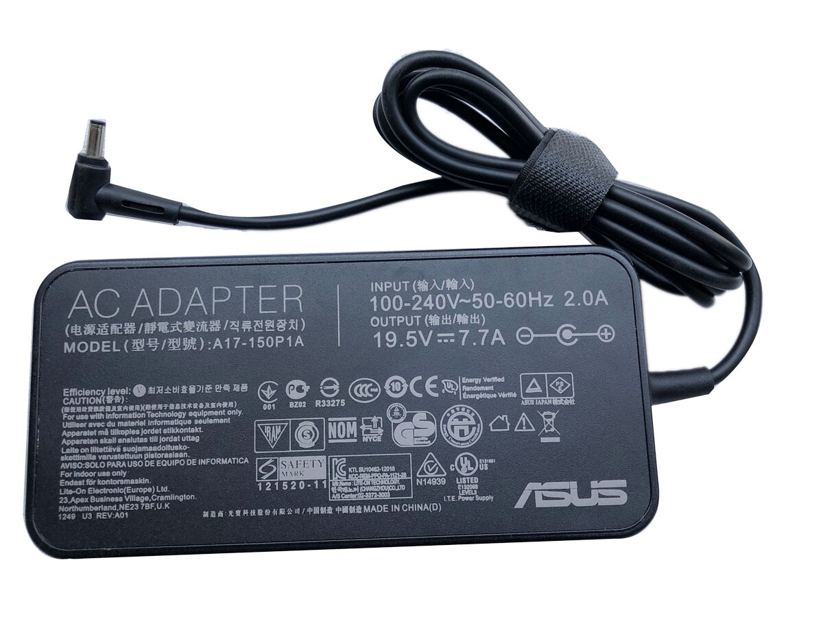 19.5V 7.7A 150W AC Adapter Charger For ASUS Creator Laptop Q Q540 Q540VJ 4.5MM