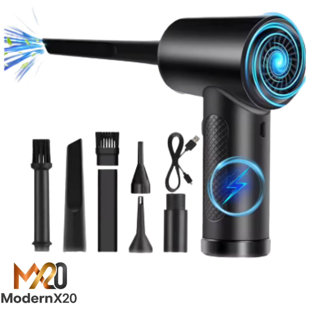 Cordless Air Duster 51000RPM Electric Compressed Air Blower Keyboard PC Cleaner