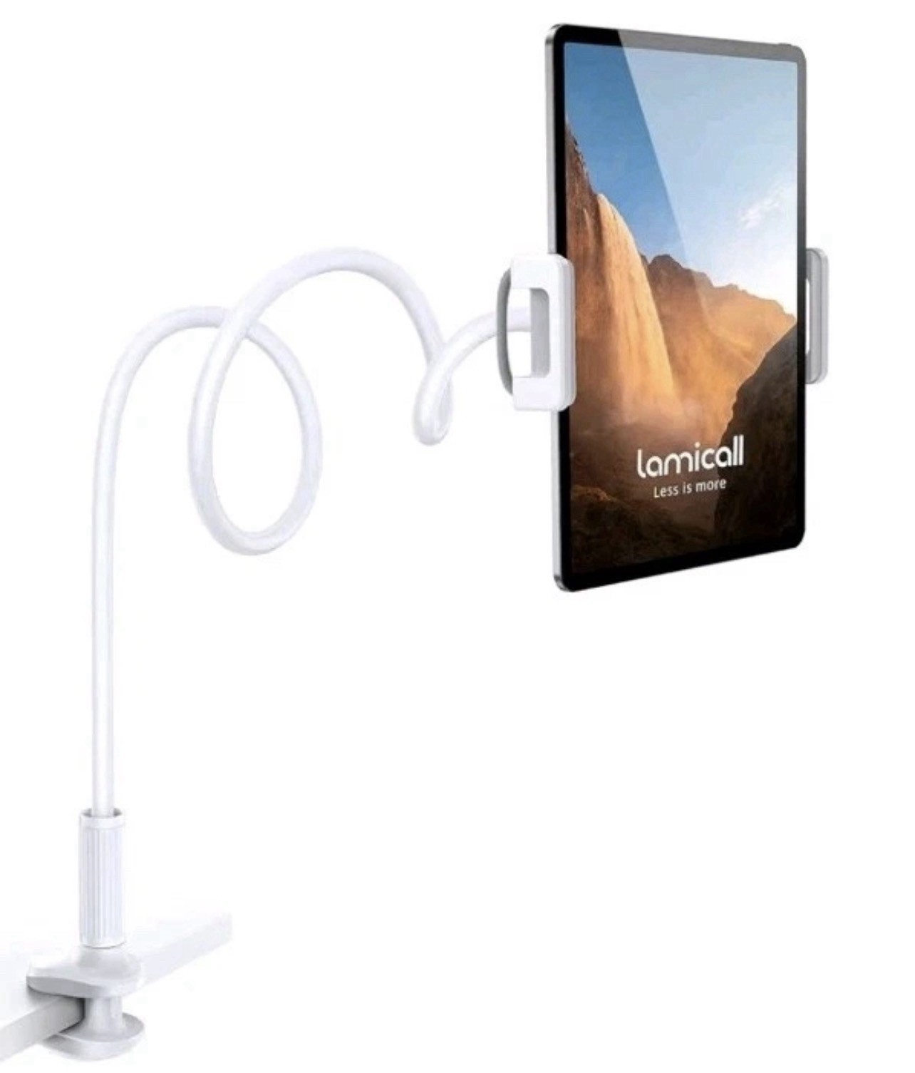 Lamicall Cell Phone Tablet Stand Holder Heavy Duty Base 360 Degree Gooseneck
