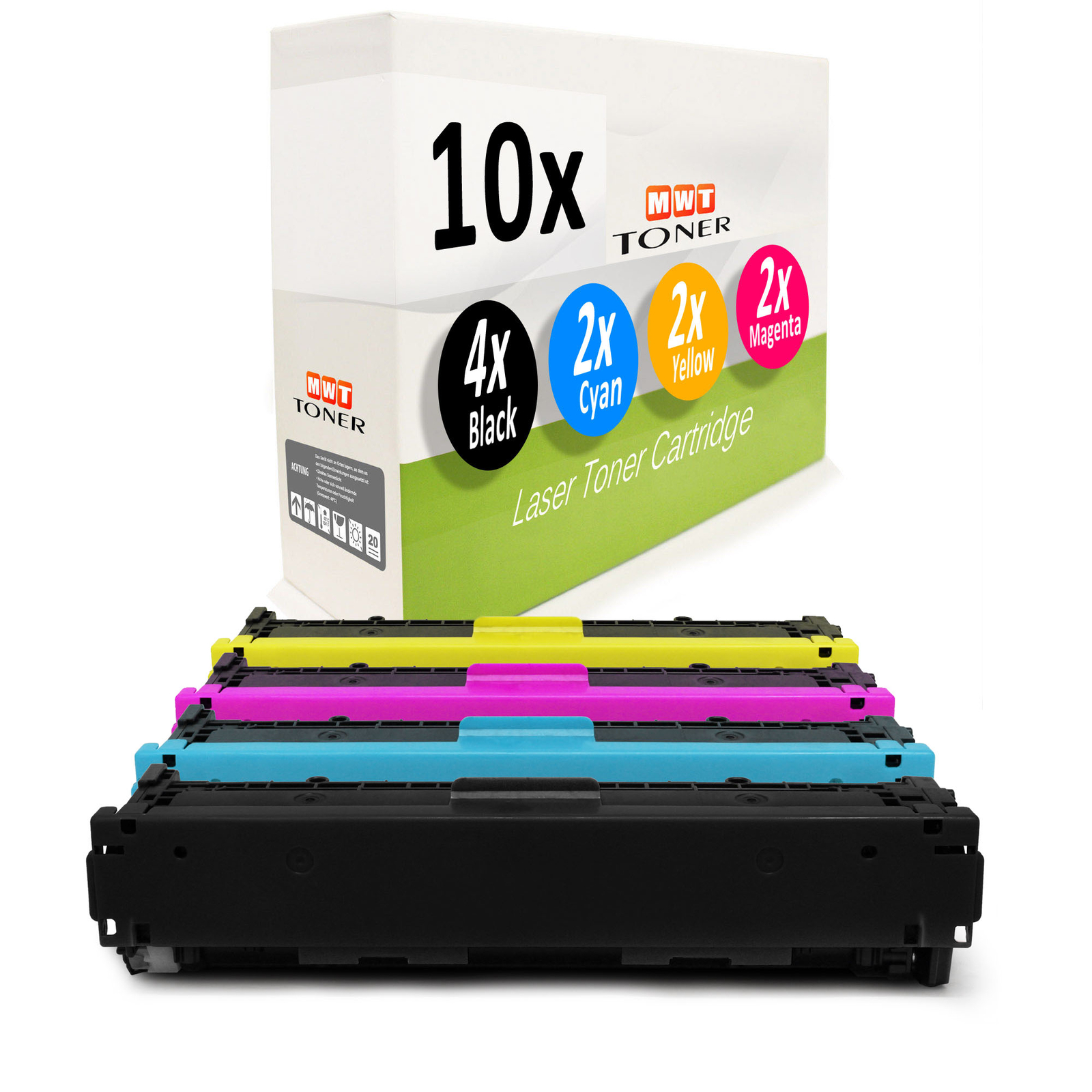 10X MWT Toner Compatible For HP Color LaserJet Pro M-452-DW