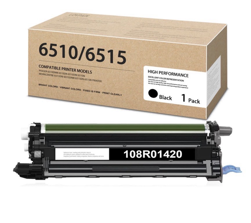 1Pack 6510/6515 Black Drum Unit (48,000 Page Yield) - 108R01420 Drum