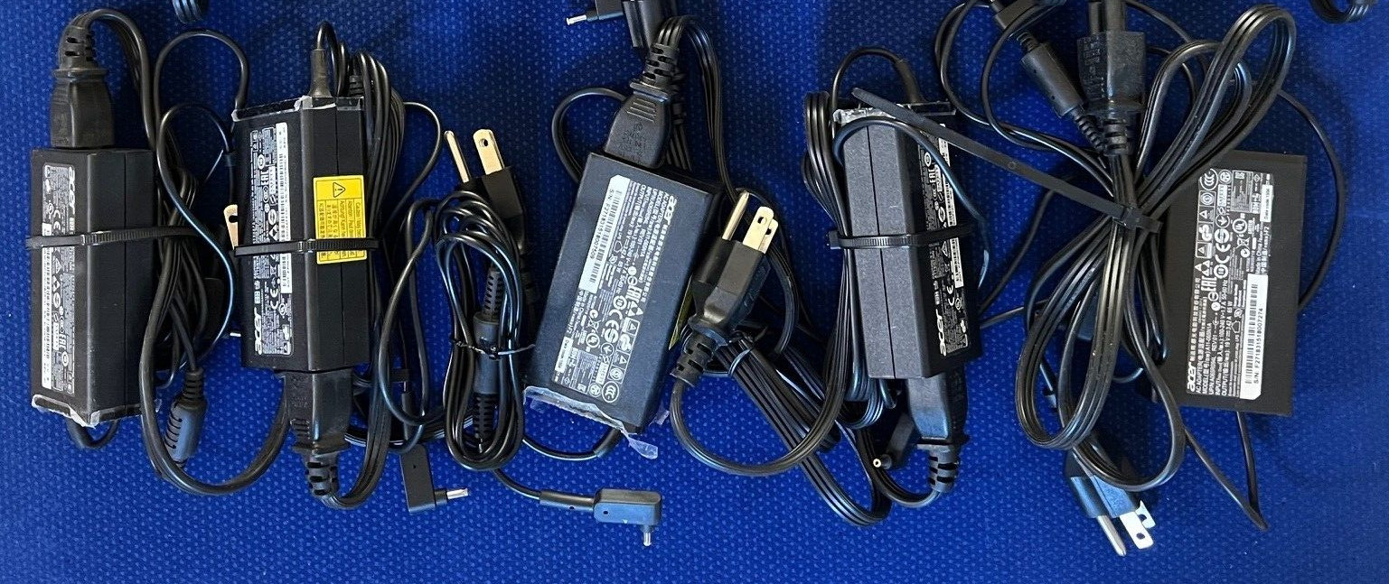 5x Genuine Acer Chromebook 19V 3.42A 65W Charger Adapter A11-065N1A A065R094L