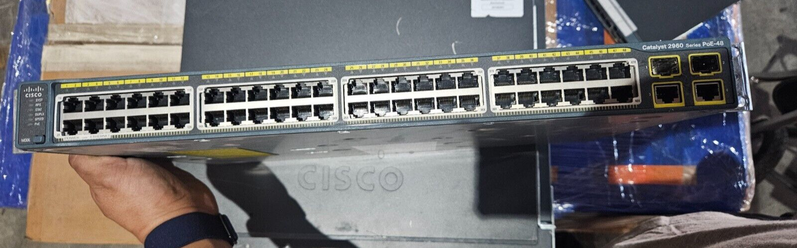 Cisco WS-C2960-48PST-L 48 Port Ethernet Switch - Black