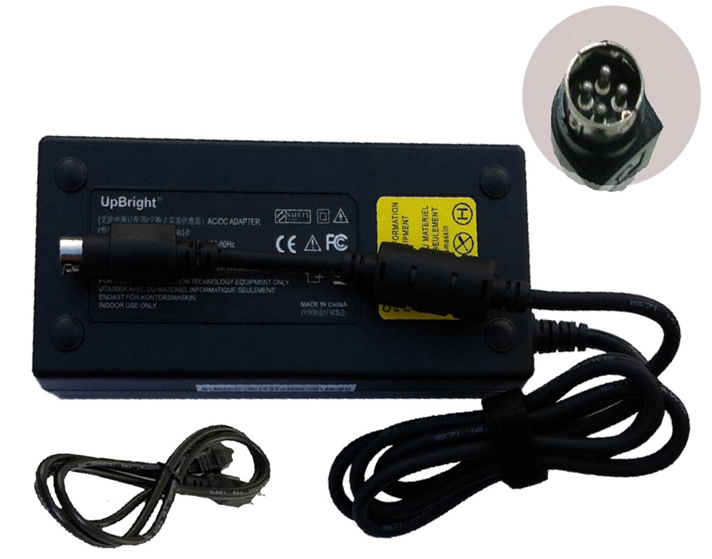 4-Pin Din NEW AC Adapter For EDAC EDACPOWER ELEC. EA11603 LCD TV DC Power Supply