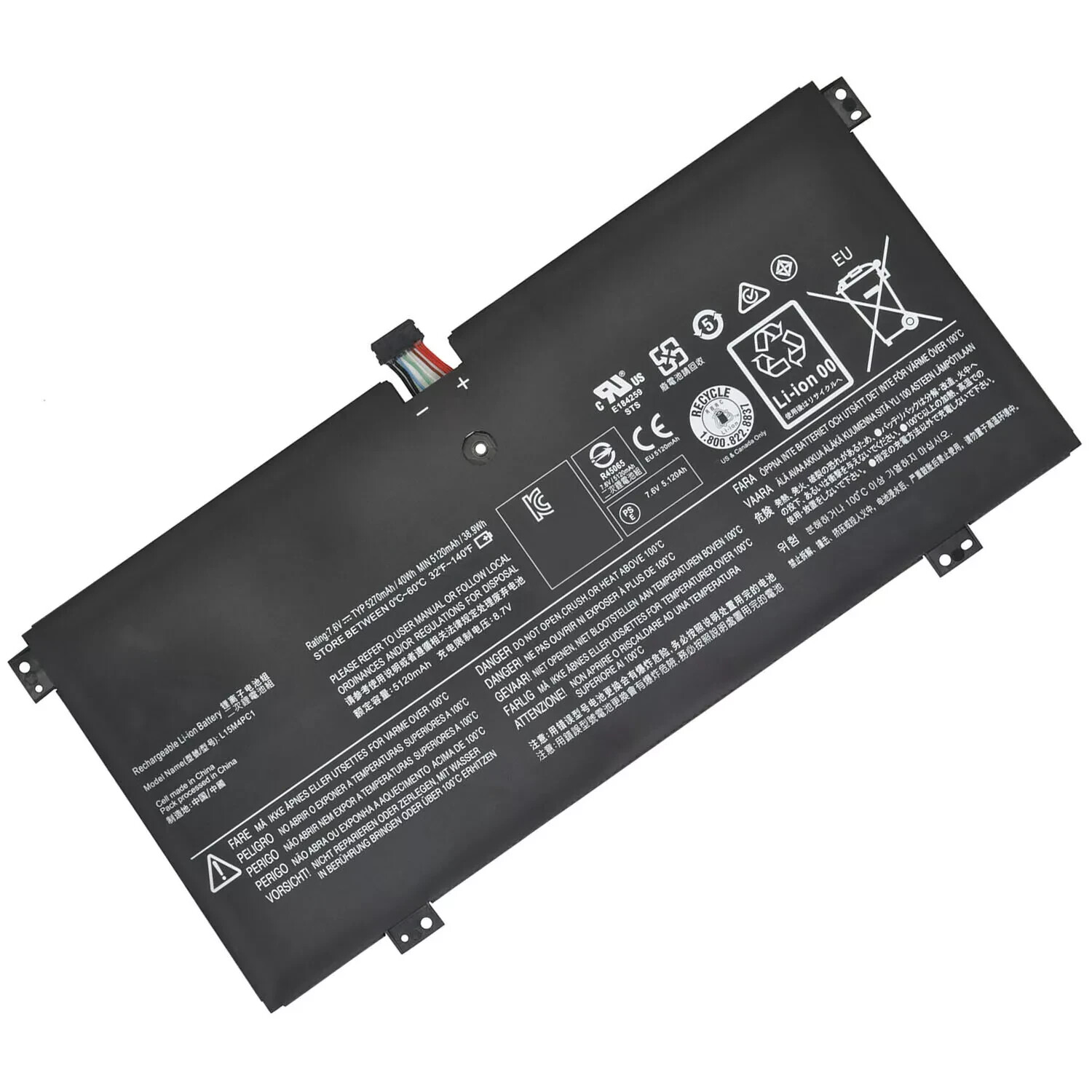 New L15M4PC1 L15L4PC1 Battery for Lenovo Yoga 710 710-11IKB 710-11ISK 5B10K90767