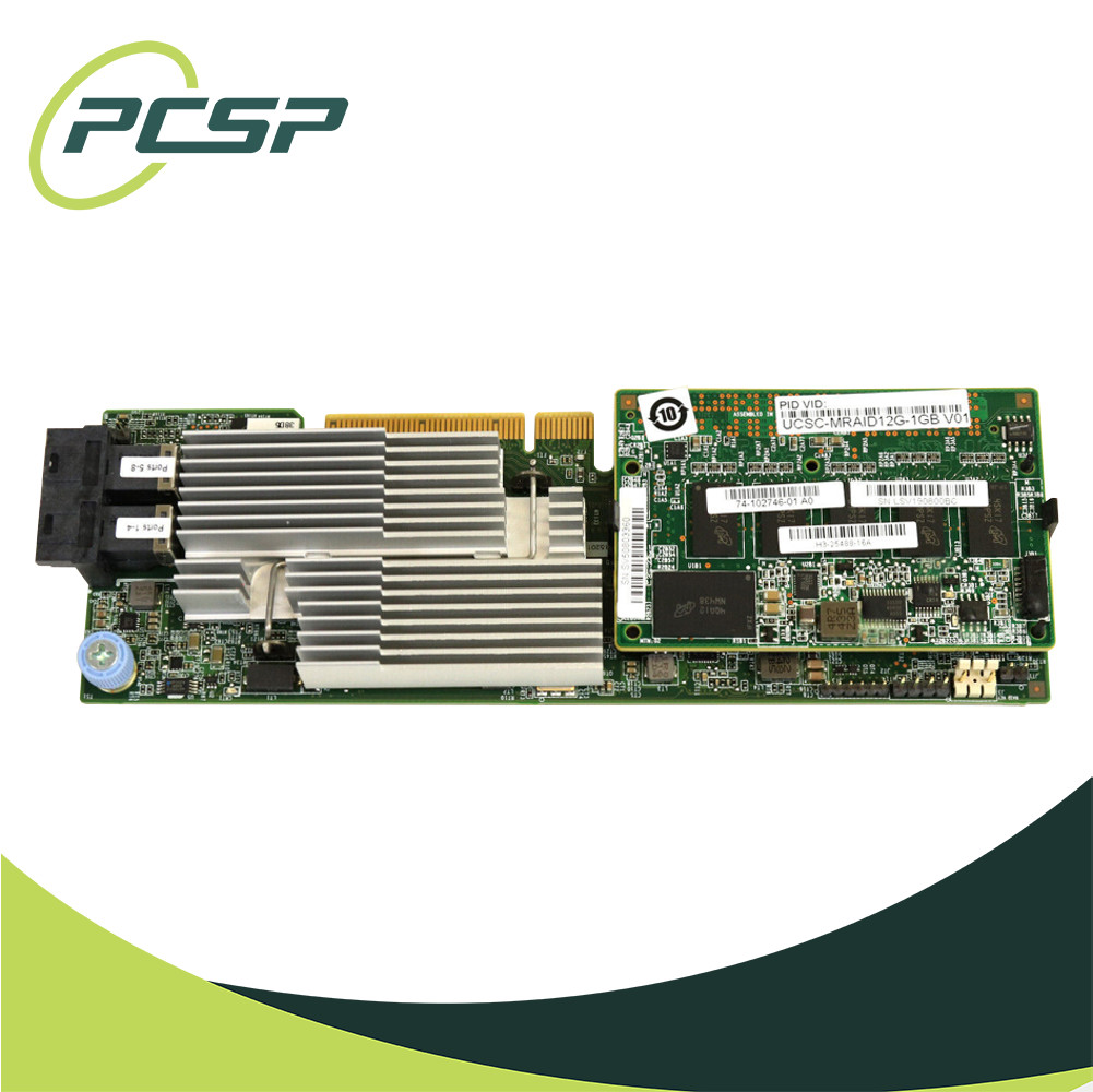Cisco UCSC-MRAID12G V01 12GB/s 1GB Cache Modular RAID Card 74-12862-01