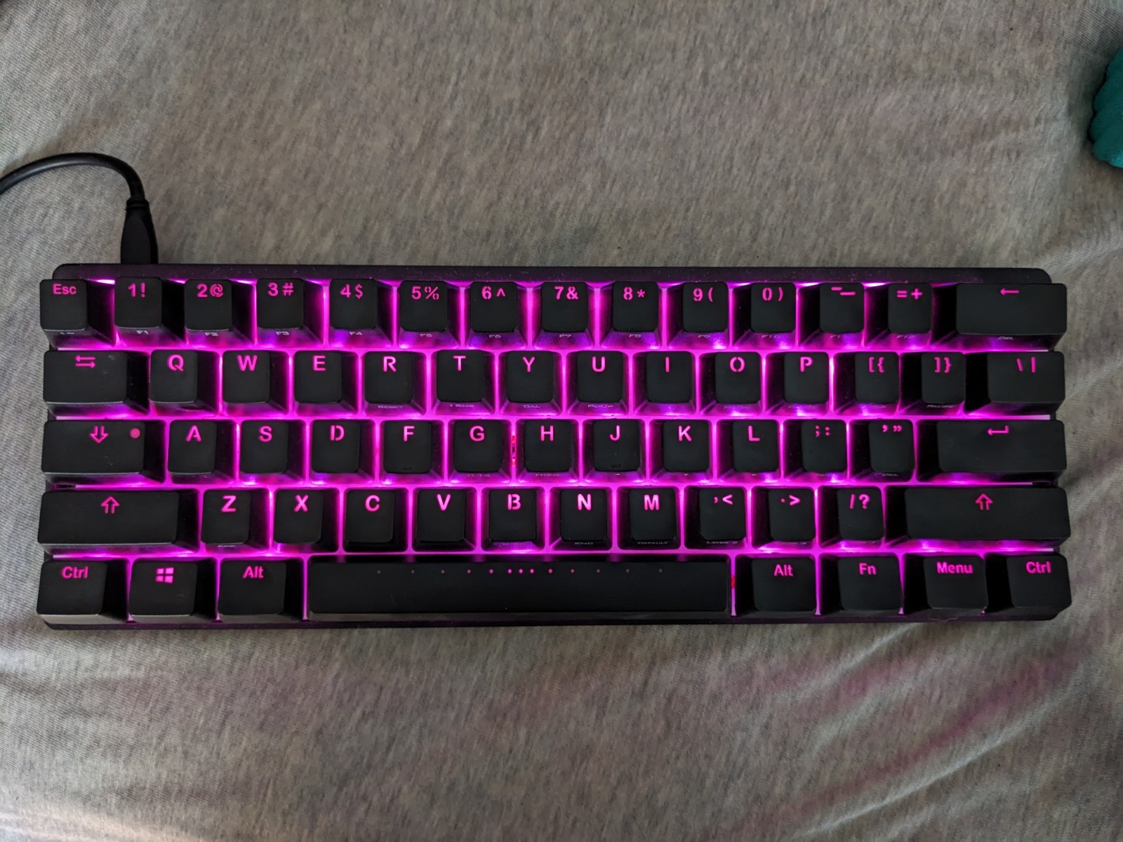 Vortex pok3r Mechanical keyboard black