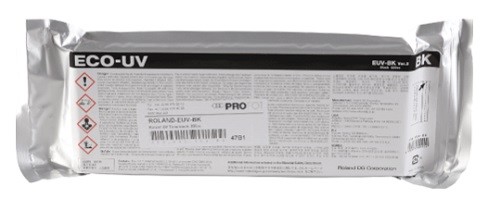 ROLAND UV INK VersaUV LEF-12 LEC-300 LEC-330 LEJ-640 / BLACK EUV3-BK ECO-UV LED 