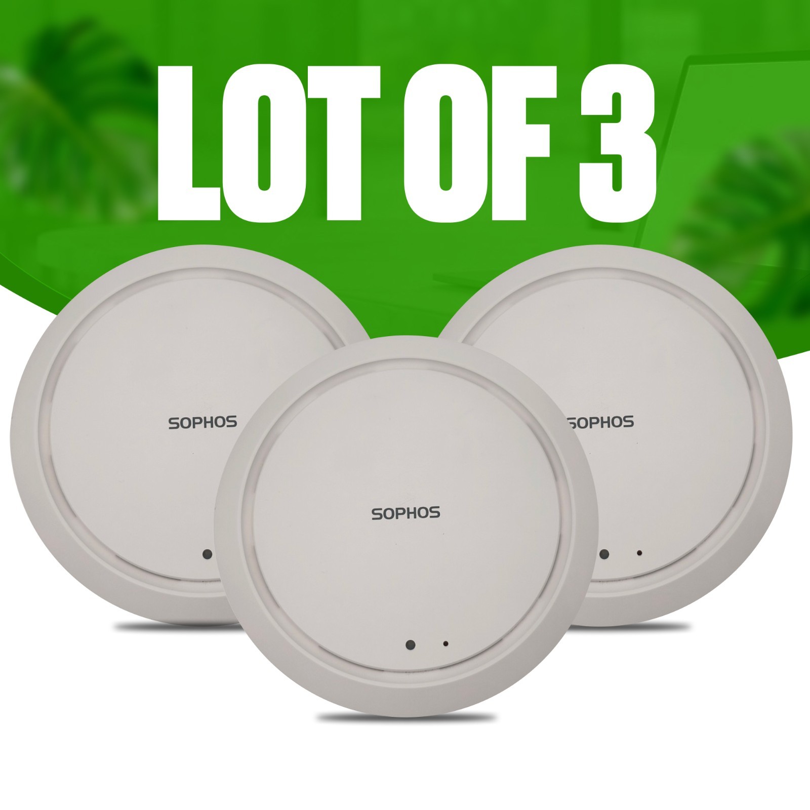 LOT OF 3 SOPHOS AP 55C 802.11ac INDOOR WI-FI DUAL BAND PoE WIRELESS ACCESS POINT