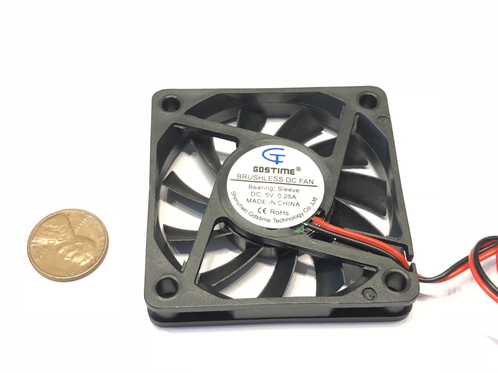 1 Piece 6010 Gdstime Fan 5v 60mm 6cm Cooling Ventilation Axial Cooler