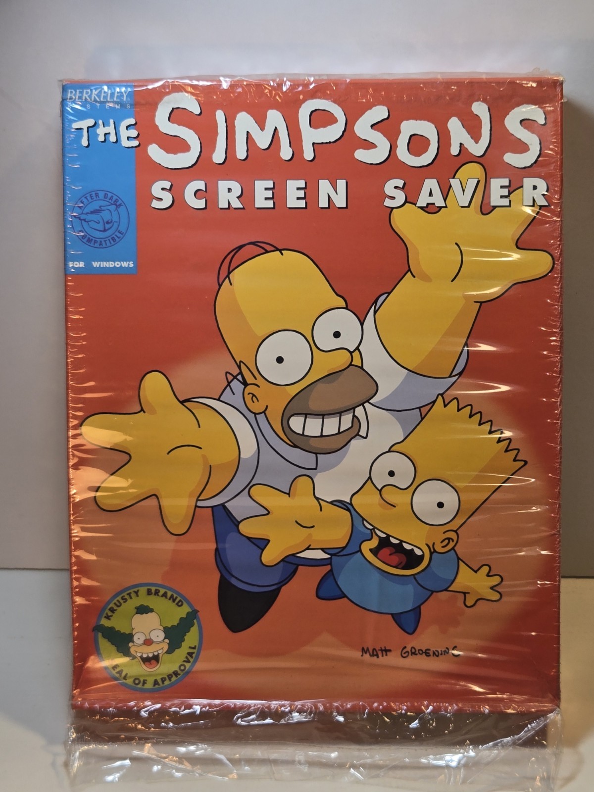 VTG 1994 Simpsons Screen Saver Berkley Macintosh System Box Opened NEW mac
