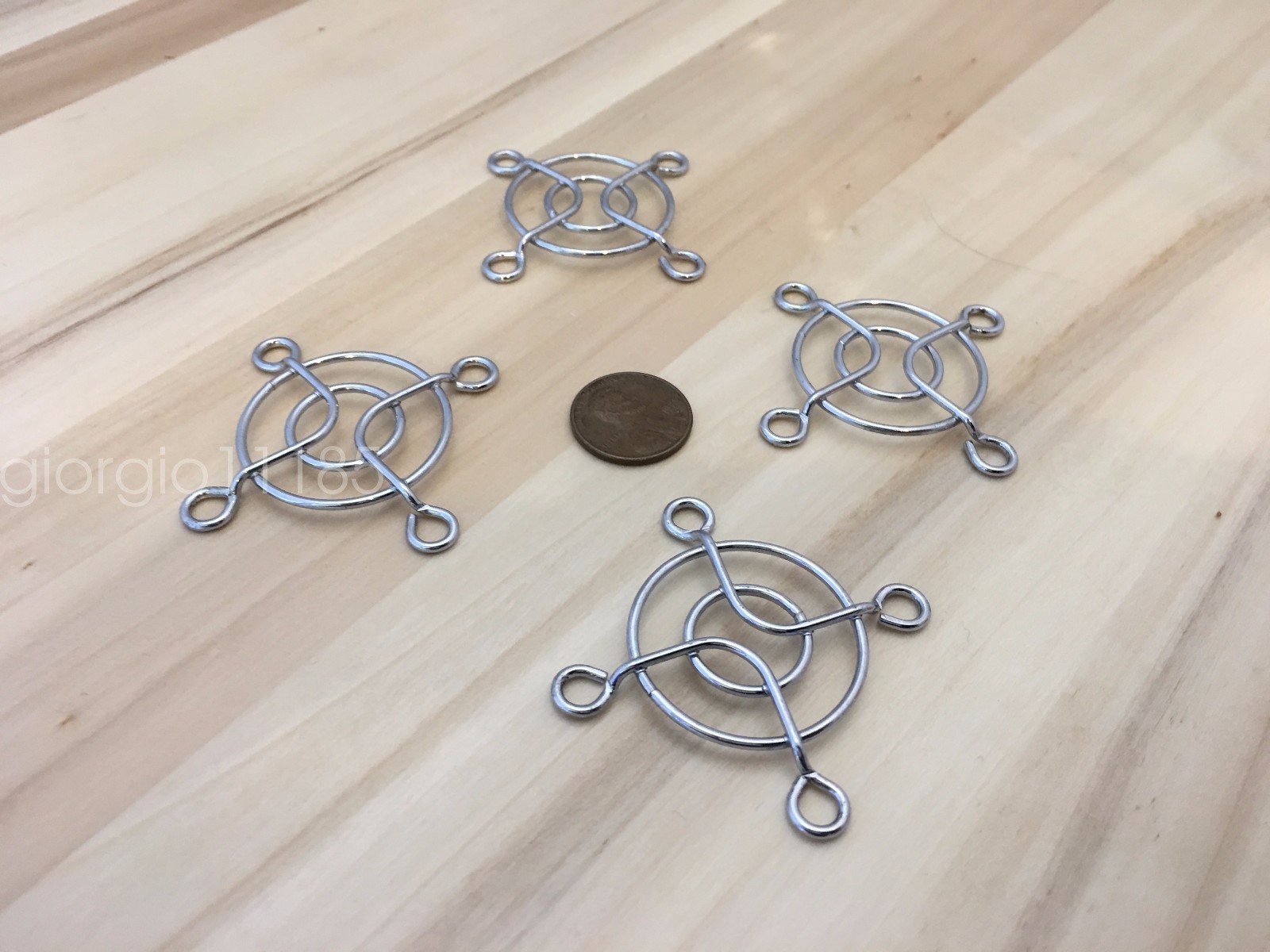 4 pieces 40mm Fan Cover Guard Grill Computer protector metal 4020