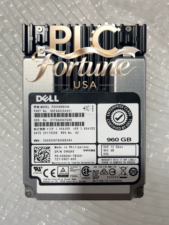 New DELL 04KG4X 4KG4X PX04SRB096 960GB 2.5" SAS 12G RI SSD Solid State Drive