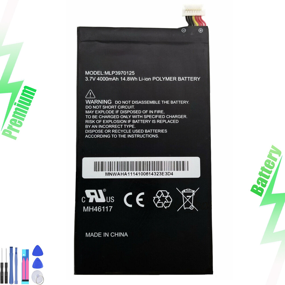 New Battery MLP3970125 For Verizon Ellipsis 7" model QMV7A QMV7B Tablet