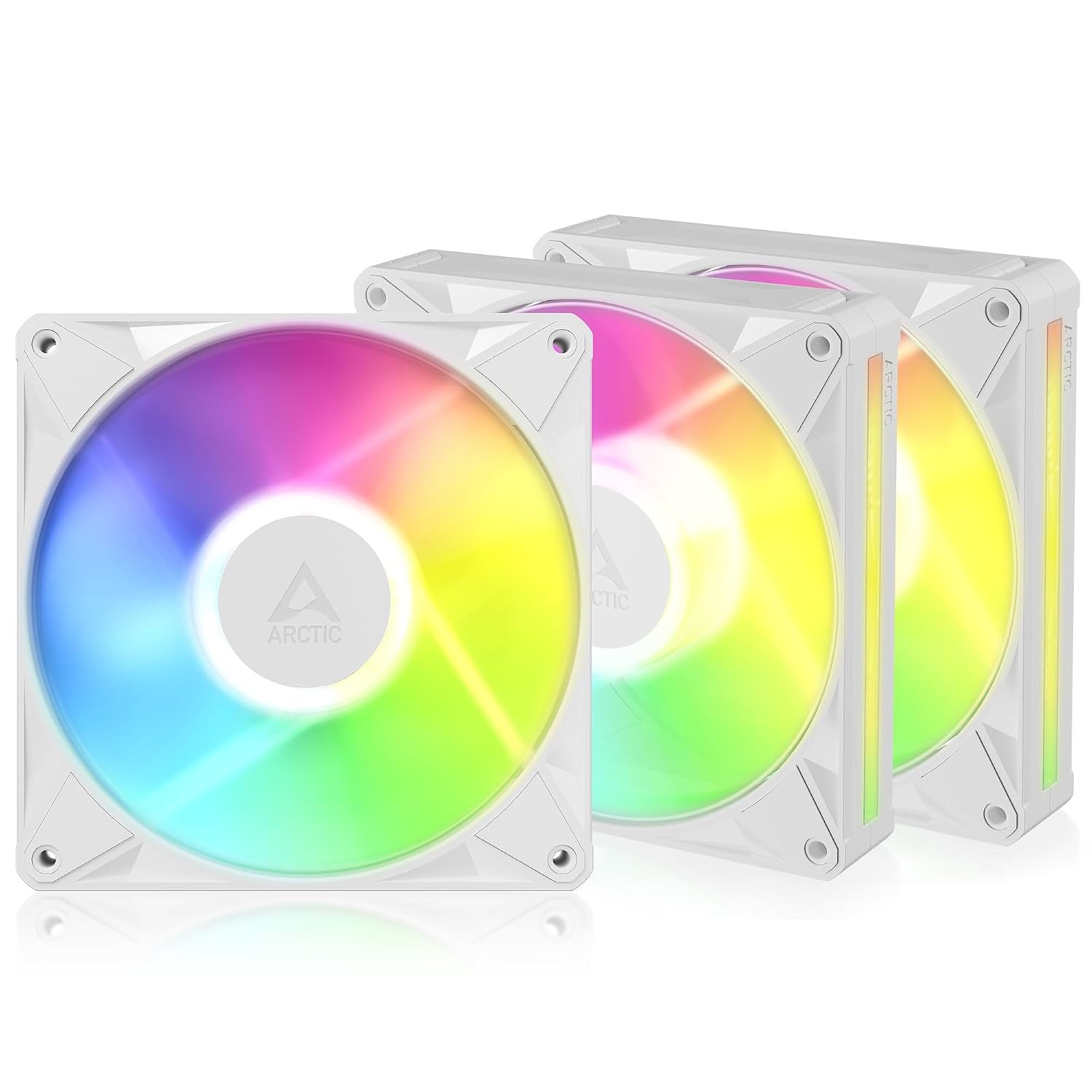 ARCTIC BioniX P14 A-RGB, 140 mm PWM Fan, White (Pack of 3) ACFAN00342A