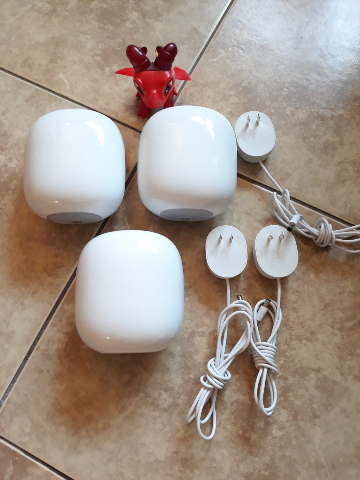 Google Nest WiFi Pro G6ZUC GA03030-US Wi-Fi 6E Router Snow - TESTED-3 AVAILABLE 