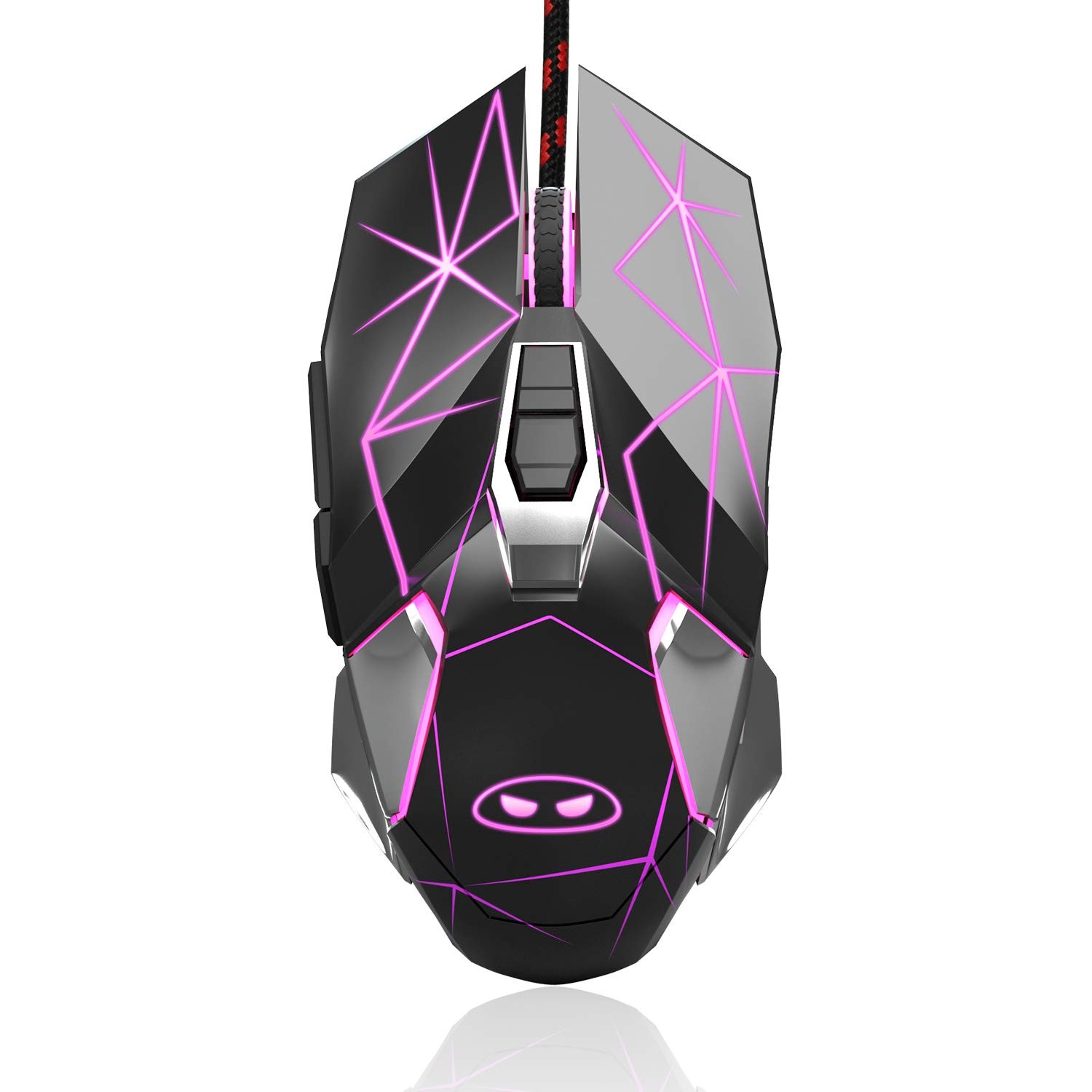 G10 Gaming Mouse Wired 7 Colors Breathing LED Ergonomic Optical 7 Buttons PC