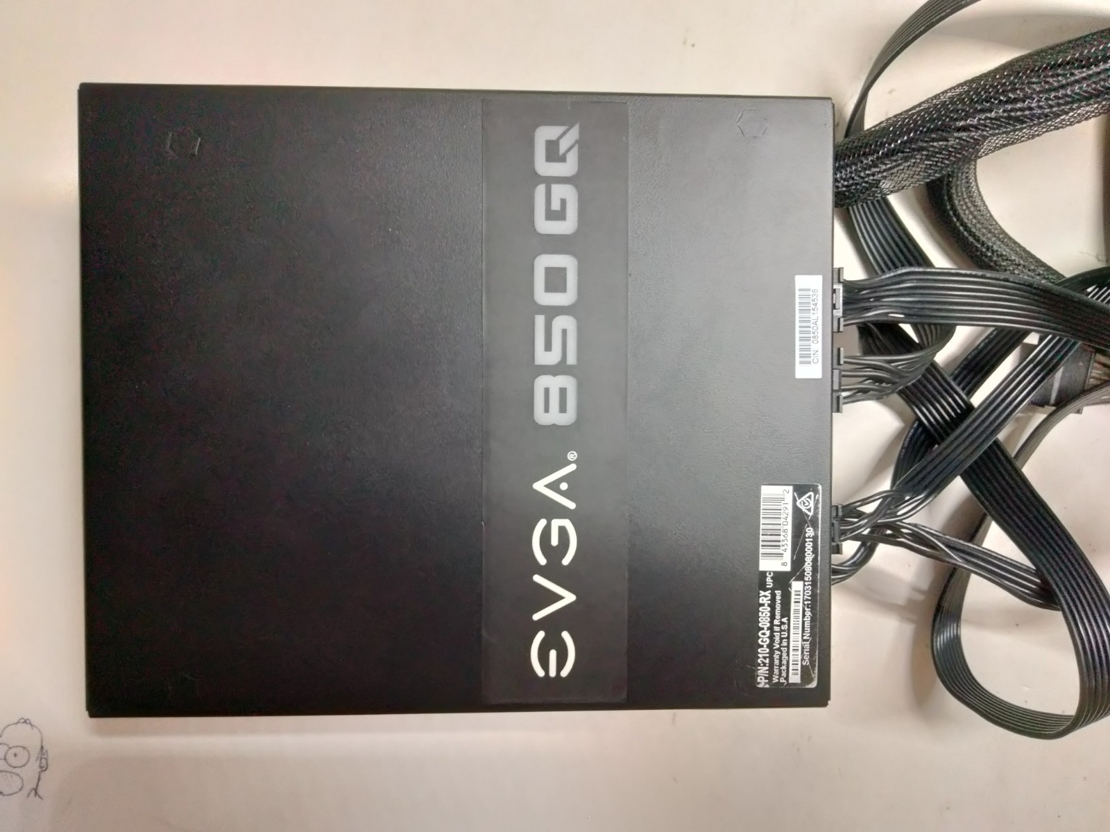 EVGA 850 GQ 850W 80+ Gold Semi-Modular Power Supply