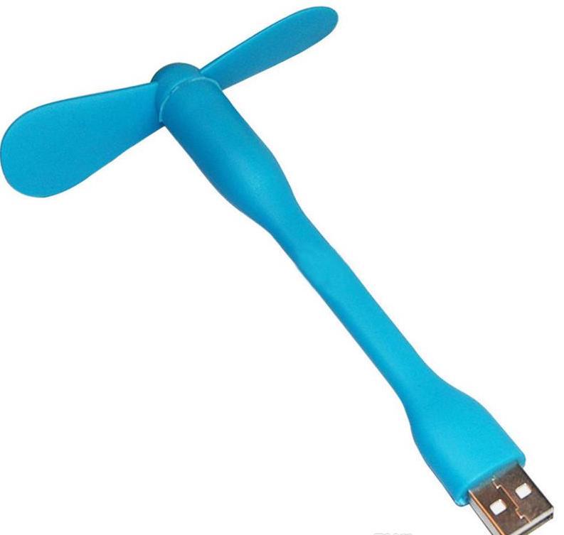 5.5" COOL USB FAN air blow cooling flexible mini for laptop desktop computer pc