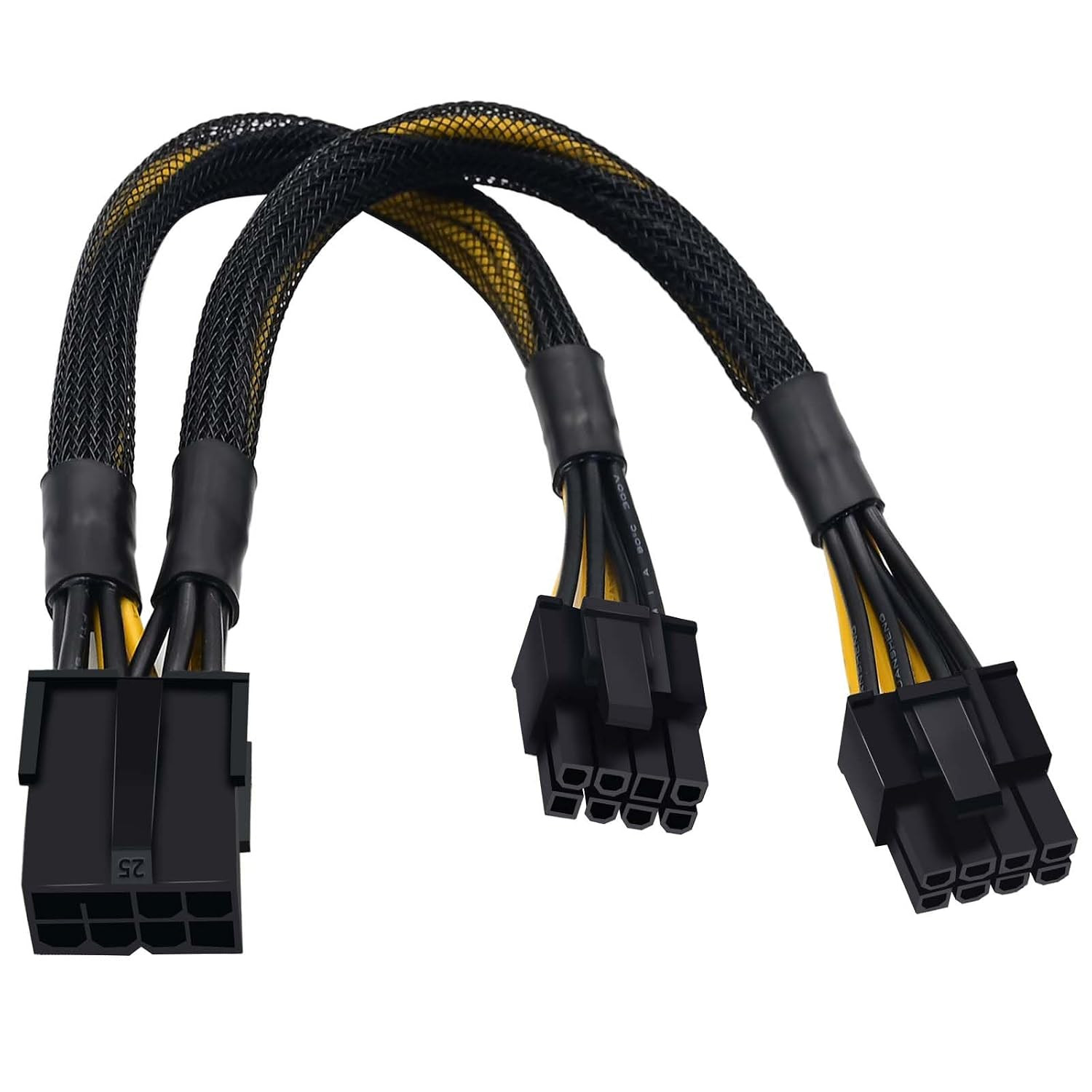GPU VGA Pcie 8 Pin Female to Dual 2X 8 Pin (6+2) Male PCI Express Power