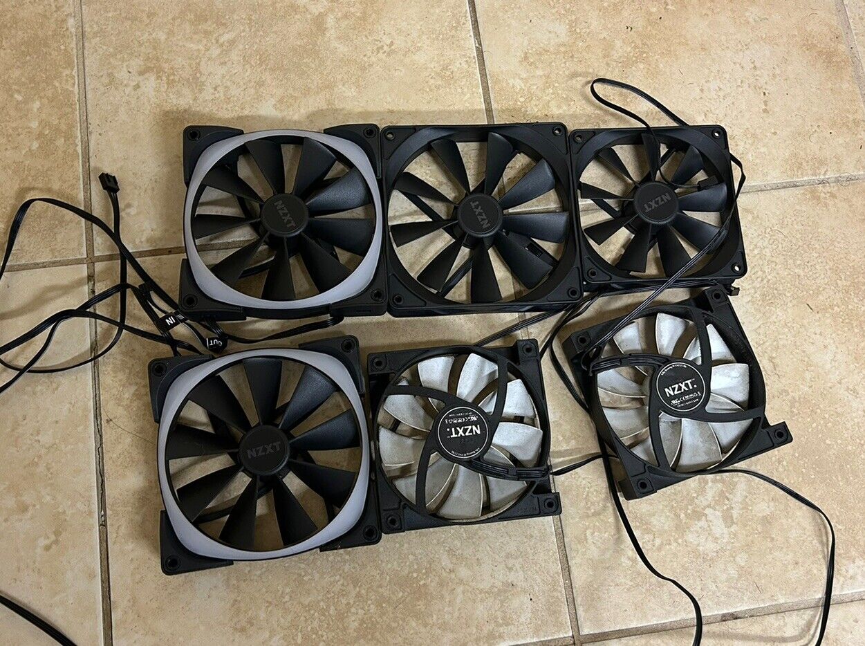 Nzxt Fan Lot Includes Rgb And Non Rgb Fans