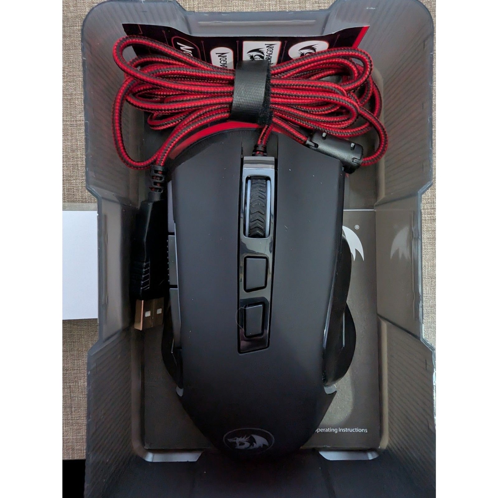 Redragon Griffin M607 Wired RGB Gaming Mouse - 7200 DPI