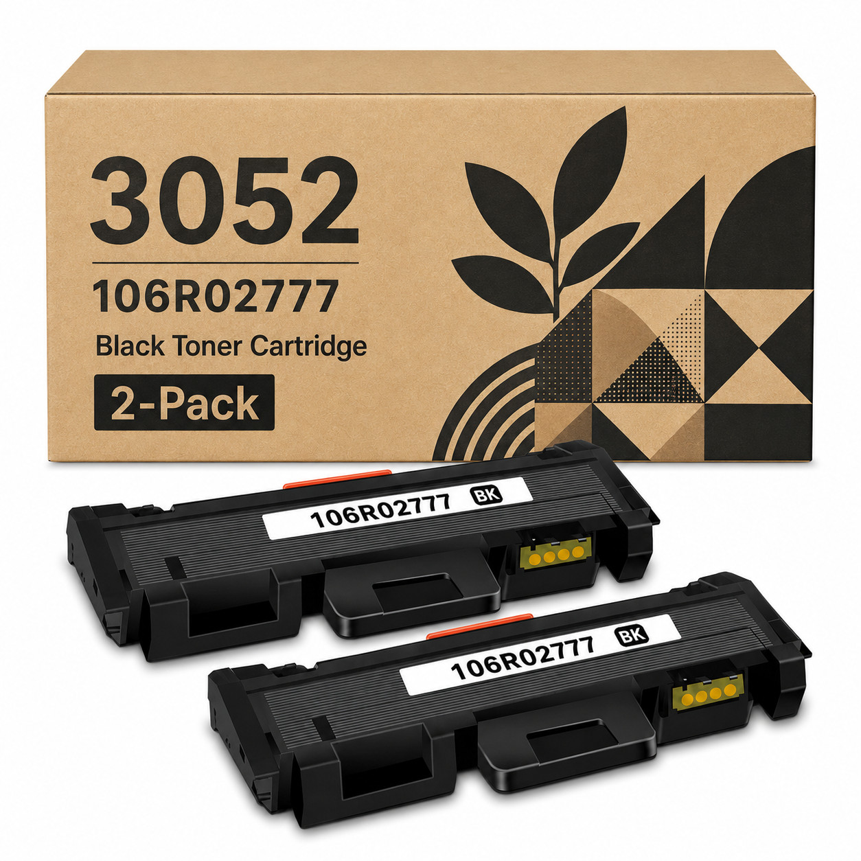 3052 106R02777 2PK High Yield Toner Compatible for WC3215 3225DNI  Phaser 3052