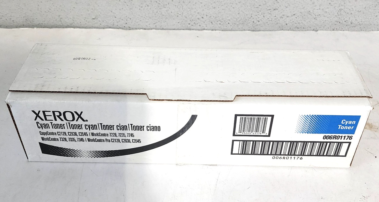 Xerox 006R01176 Cyan Toner Cartridge WorkCentre 7228 Genuine New Sealed Box