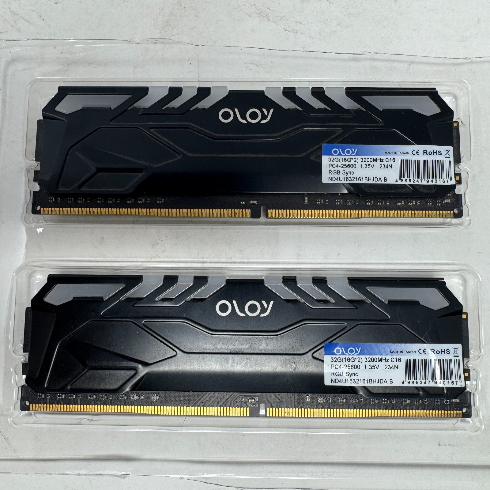 OLOY - 32GB (2 x 16GB) 288-Pin SDRAM DDR4 3200 (PC4 25600) RGB Desktop Memory