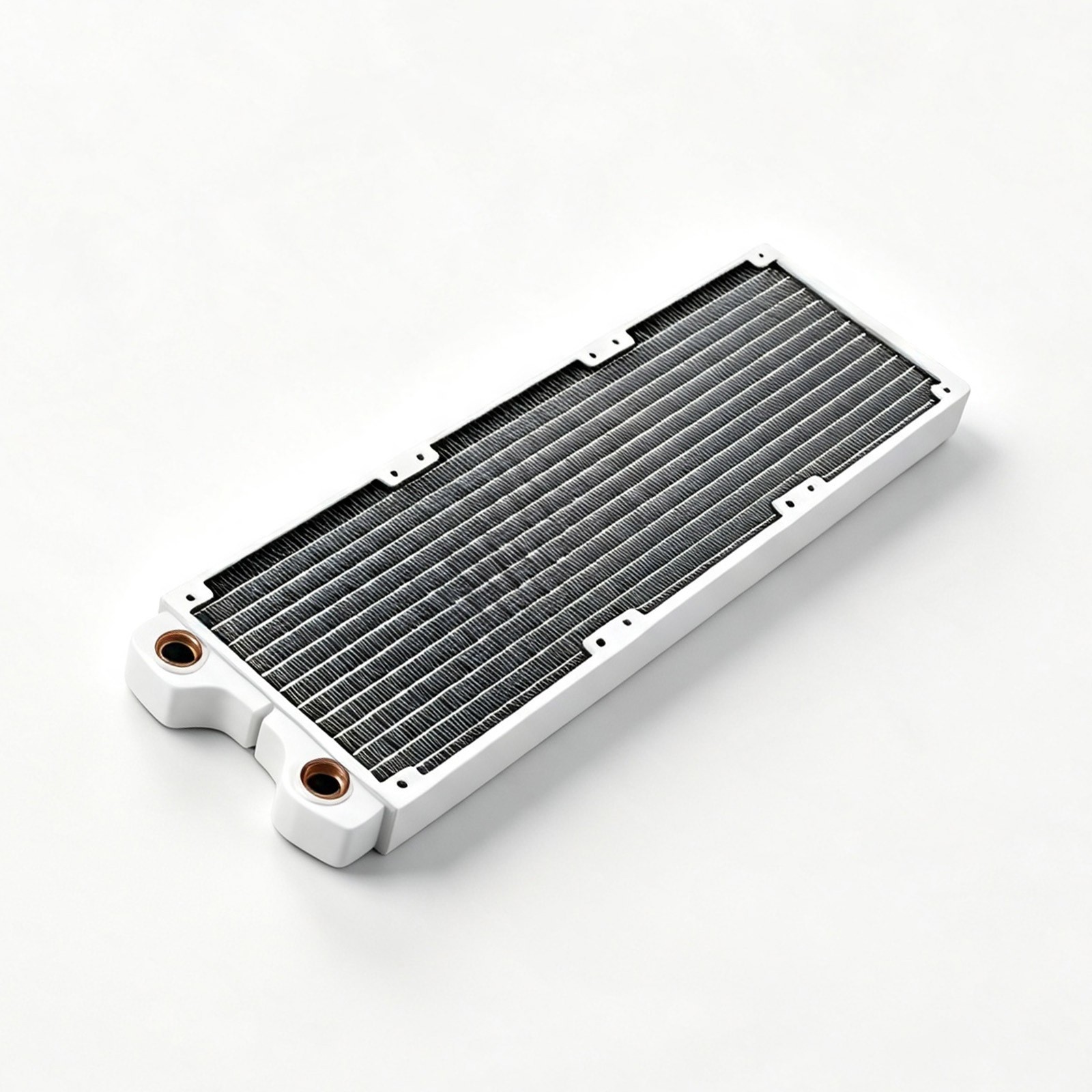 PT360 360mm White Copper Radiator 28mm Thick G1/4 3x120mm PC Water Cooling
