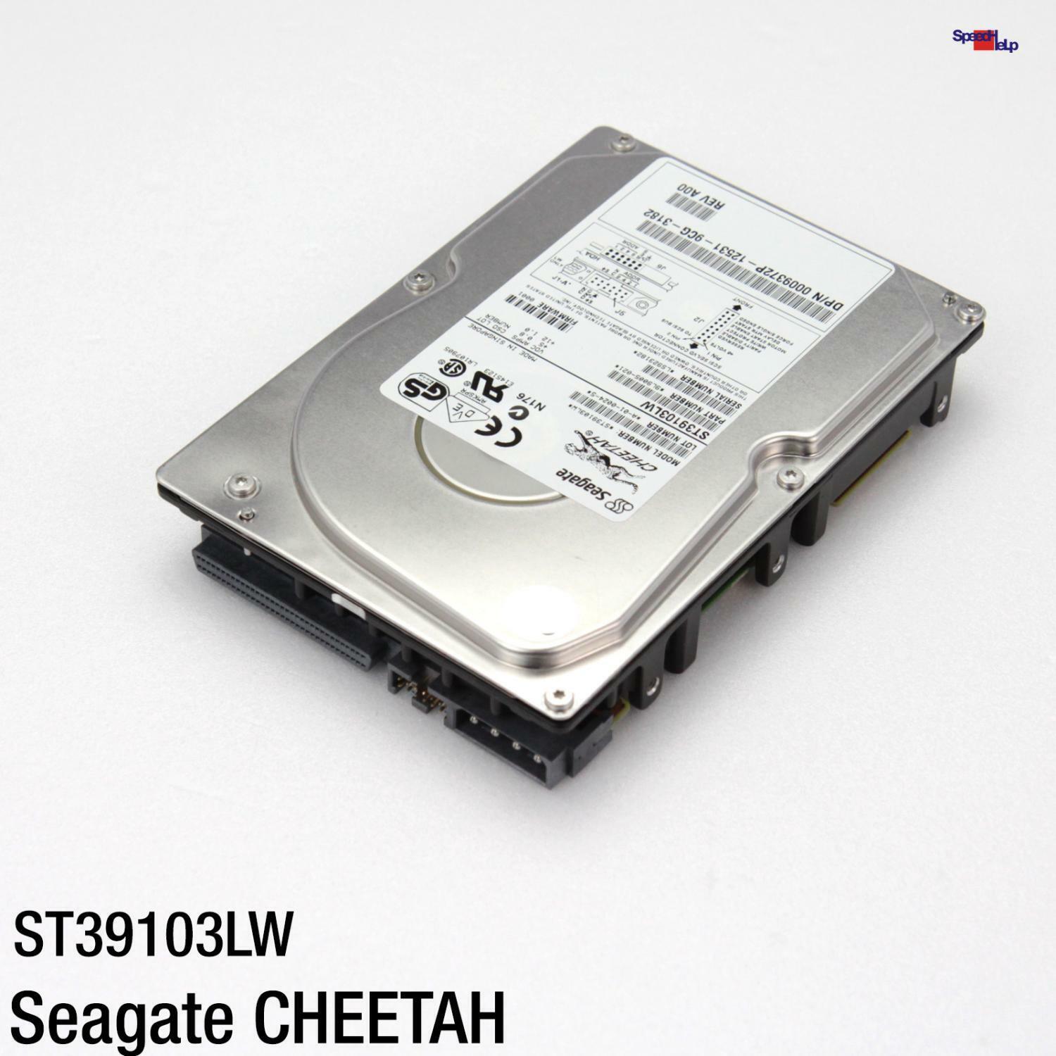 Seagate Cheetah ST39103LW Ultra Wide SCSI 68-PIN Pole HDD Hard Drive Disk Ok